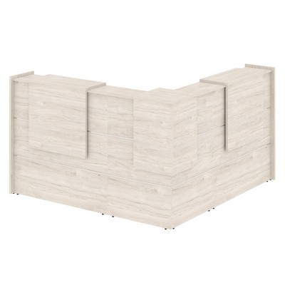 Onix O.R-K-24 (Денвер светлый) Стойка ресепшн угловая г-образная с внешним углом