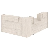 Onix O.R-K-31 (Денвер светлый) Стойка ресепшн угловая г-образная с внешним углом