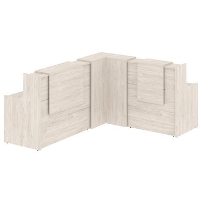 Onix O.R-K-32 (Денвер светлый) Стойка ресепшн угловая г-образная с внутренним углом