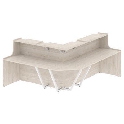 Onix O.R-K-32 (Денвер светлый) Стойка ресепшн угловая г-образная с внутренним углом