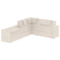 Onix O.R-K-34 (Денвер светлый) Стойка ресепшн угловая г-образная с внутренним углом