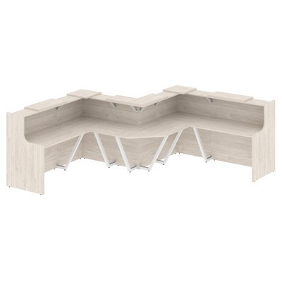 Onix O.R-K-35 (Денвер светлый) Стойка ресепшн угловая г-образная с внутренним углом