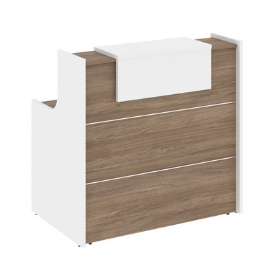 Onix O.R-K-1 (Дуб аризона/Белый бриллиант) Стойка ресепшн прямая