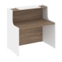 Onix O.R-K-1 (Дуб аризона/Белый бриллиант) Стойка ресепшн прямая