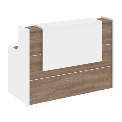 Onix O.R-K-2 (Дуб аризона/Белый бриллиант) Стойка ресепшн прямая