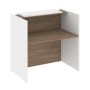 Onix O.R-K-4 (Дуб аризона/Белый бриллиант) Стойка ресепшн прямая