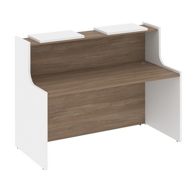 Onix O.R-K-5 (Дуб аризона/Белый бриллиант) Стойка ресепшн прямая