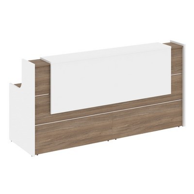 Onix O.R-K-9 (Дуб аризона/Белый бриллиант) Стойка ресепшн прямая