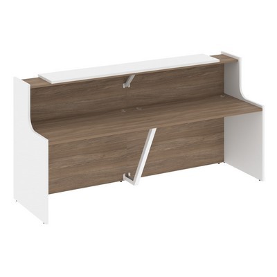 Onix O.R-K-9 (Дуб аризона/Белый бриллиант) Стойка ресепшн прямая