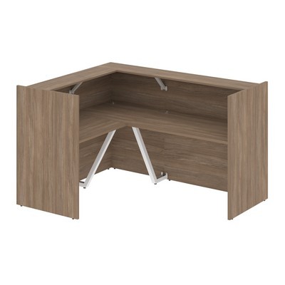 Onix O.R-K-22 (Дуб аризона) Стойка ресепшн угловая г-образная с внешним углом