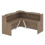 Onix O.R-K-24 (Дуб аризона) Стойка ресепшн угловая г-образная с внешним углом