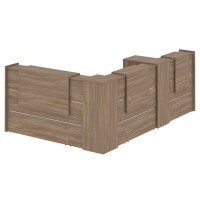 Onix O.R-K-30 (Дуб аризона) Стойка ресепшн угловая г-образная с внешним углом