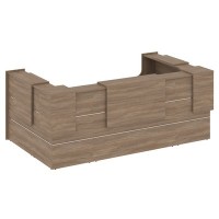 Onix O.R-K-36 (Дуб аризона) Стойка ресепшн п-образная