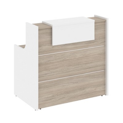 Onix O.R-K-1 (Дуб аттик/Белый бриллиант) Стойка ресепшн прямая