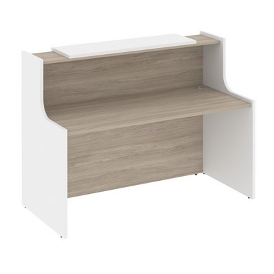 Onix O.R-K-2 (Дуб аттик/Белый бриллиант) Стойка ресепшн прямая