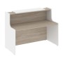 Onix O.R-K-2 (Дуб аттик/Белый бриллиант) Стойка ресепшн прямая