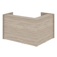 Onix O.R-K-22 (Дуб аттик) Стойка ресепшн угловая г-образная с внешним углом