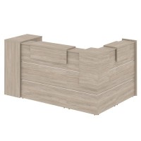 Onix O.R-K-25 (Дуб аттик) Стойка ресепшн угловая г-образная с внешним углом