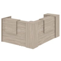 Onix O.R-K-27 (Дуб аттик) Стойка ресепшн угловая г-образная с внешним углом