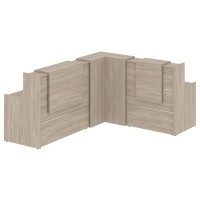 Onix O.R-K-32 (Дуб аттик) Стойка ресепшн угловая г-образная с внутренним углом