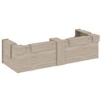 Onix O.R-K-37 (Дуб аттик) Стойка ресепшн п-образная