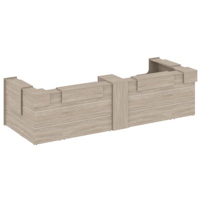 Onix O.R-K-37 (Дуб аттик) Стойка ресепшн п-образная