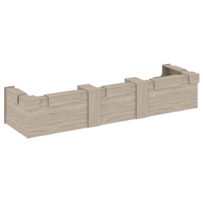 Onix O.R-K-38 (Дуб аттик) Стойка ресепшн п-образная