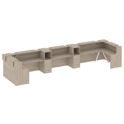 Onix O.R-K-38 (Дуб аттик) Стойка ресепшн п-образная