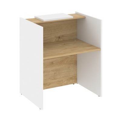 Onix O.R-K-3 (Тиквуд светлый/Белый бриллиант) Стойка ресепшн прямая