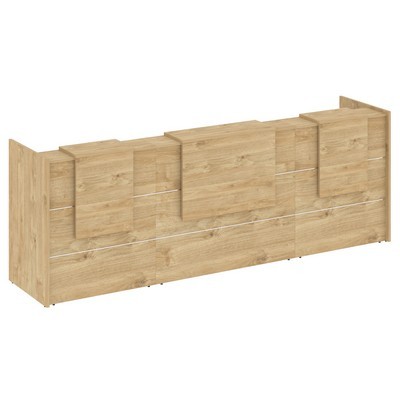 Onix O.R-K-14 (Тиквуд светлый) Стойка ресепшн прямая