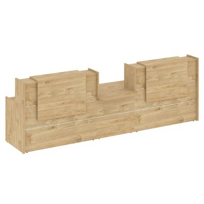 Onix O.R-K-19 (Тиквуд светлый) Стойка ресепшн прямая