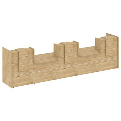 Onix O.R-K-20 (Тиквуд светлый) Стойка ресепшн прямая