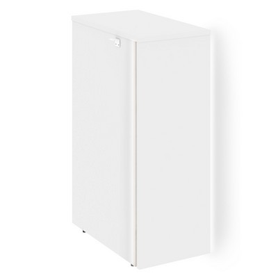 Onix O.R-TV-4.S(L) (Денвер светлый/Белый бриллиант) Тумба с подсветкой 4 ящика завершающая, левая