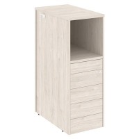 Onix O.R-TV-5TIP(R) (Денвер светлый) Тумба 5 ящиков TIP-ON завершающая, правая