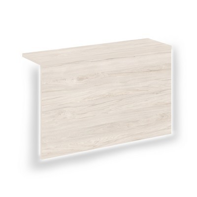 Onix О.R-NP.V-78.2.S (Денвер светлый) Накладка с подсветкой прямая высокая на 2 модуля О.R-F.MP.V-78