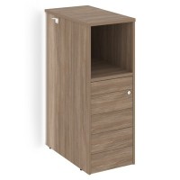 Onix O.R-TV-5TIP.S (Дуб аризона) Тумба с подсветкой 5 ящиков TIP-ON, проходная  средняя