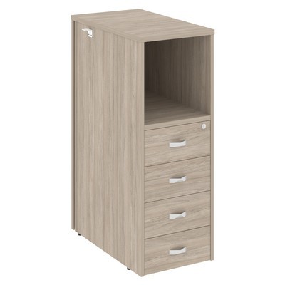 Onix O.R-TV-4(R) (Дуб аттик) Тумба 4 ящика завершающая, правая