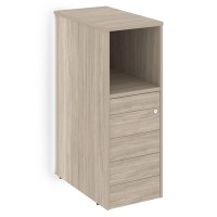 Onix O.R-TV-5TIP.S(L) (Дуб аттик) Тумба с подсветкой 5 ящиков TIP-ON завершающая, левая