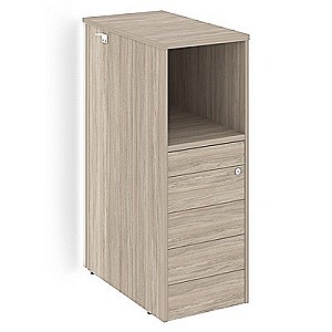 Оникс O.R-TV-5TIP.S (Дуб аттик) Тумба с подсветкой 5 ящиков TIP-ON, проходная  средняя