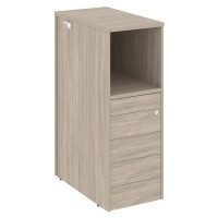 Onix O.R-TV-5TIP (Дуб аттик) Тумба 5 ящиков TIP-ON проходная,  средняя