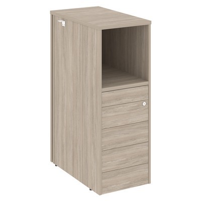 Onix O.R-TV-5TIP (Дуб аттик) Тумба 5 ящиков TIP-ON проходная,  средняя