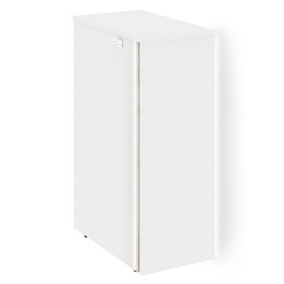 Onix O.R-TV-4.S(L) (Тиквуд светлый/Белый бриллиант) Тумба с подсветкой 4 ящика завершающая, левая