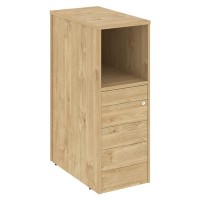 Onix O.R-TV-5TIP(L) (Тиквуд светлый) Тумба 5 ящиков TIP-ON завершающая, левая