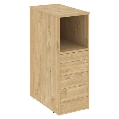 Onix O.R-TV-5TIP(L) (Тиквуд светлый) Тумба 5 ящиков TIP-ON завершающая, левая