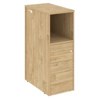 Onix O.R-TV-5TIP(R) (Тиквуд светлый) Тумба 5 ящиков TIP-ON завершающая, правая