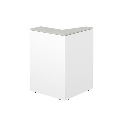 Квадро QR.108.WH.AR (Белый/Акация равелло) Модуль угловой левый