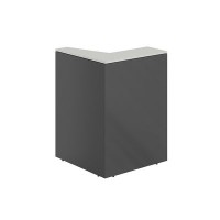 Квадро QR.109.AN.WH (Антрацит/Белый) угловой правый