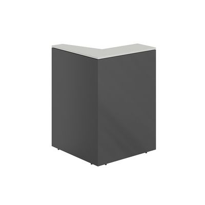 Квадро QR.109.AN.WH (Антрацит/Белый) угловой правый