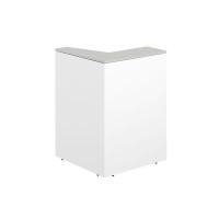 Квадро QR.109.WH.WH (Белый) угловой правый