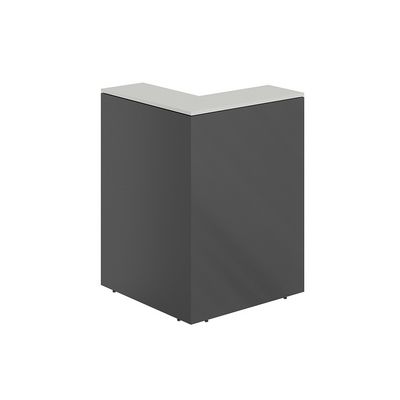 Квадро QR.110.AN.WH (Антрацит/Белый) Модуль угловой переходный